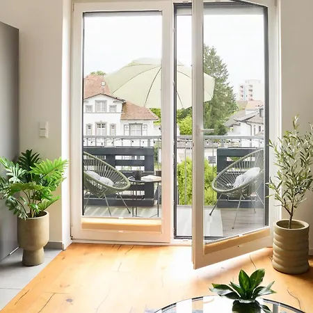 Modernes-apartment Nahe Mannheim Balkon & Stellplatz Lägenhet